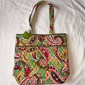 Vera Bradley Women's Mint Flower Tote Bag